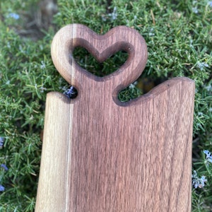 Small Handmade Walnut Charcuterie Board, Cutting Board, Live Edge Walnut, Serving Tray, Cheese Board, Hosting, Party Platter, Kitchen Decor