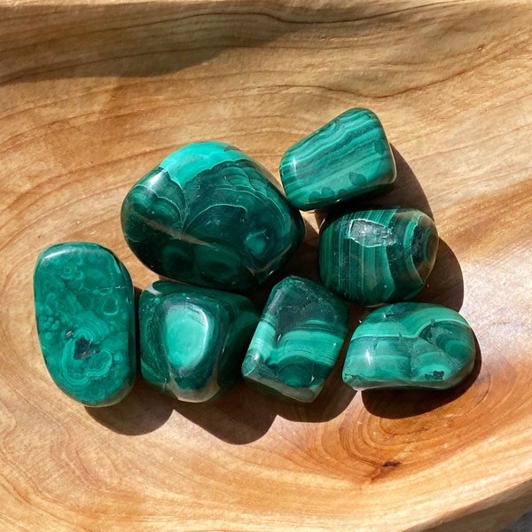 Tumbled Malacite