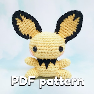 Pichu Amigurumi Crochet Pattern