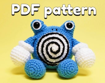 Poliwhirl Amigurumi Crochet Pattern