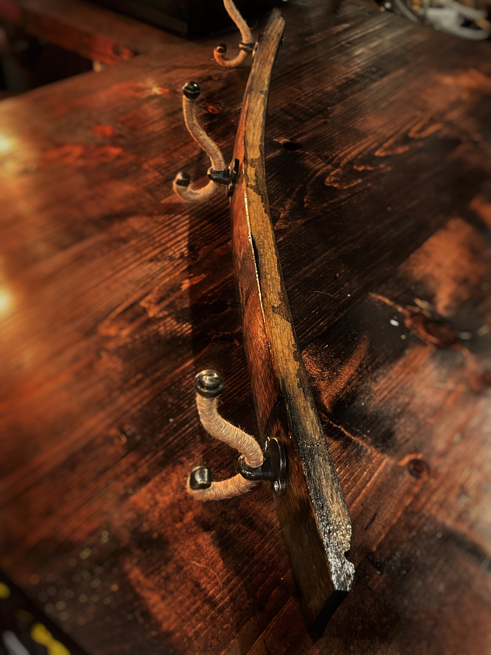 Bourbon Whiskey Barrel Stave Wall Decor Authentic Whisky | Etsy