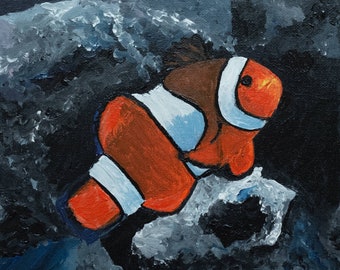 カクレクマノミの絵画 - Etsy 日本