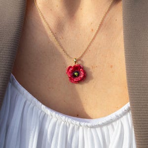 Handgemachte Halskette mit Anhänger aus Polymer Clay