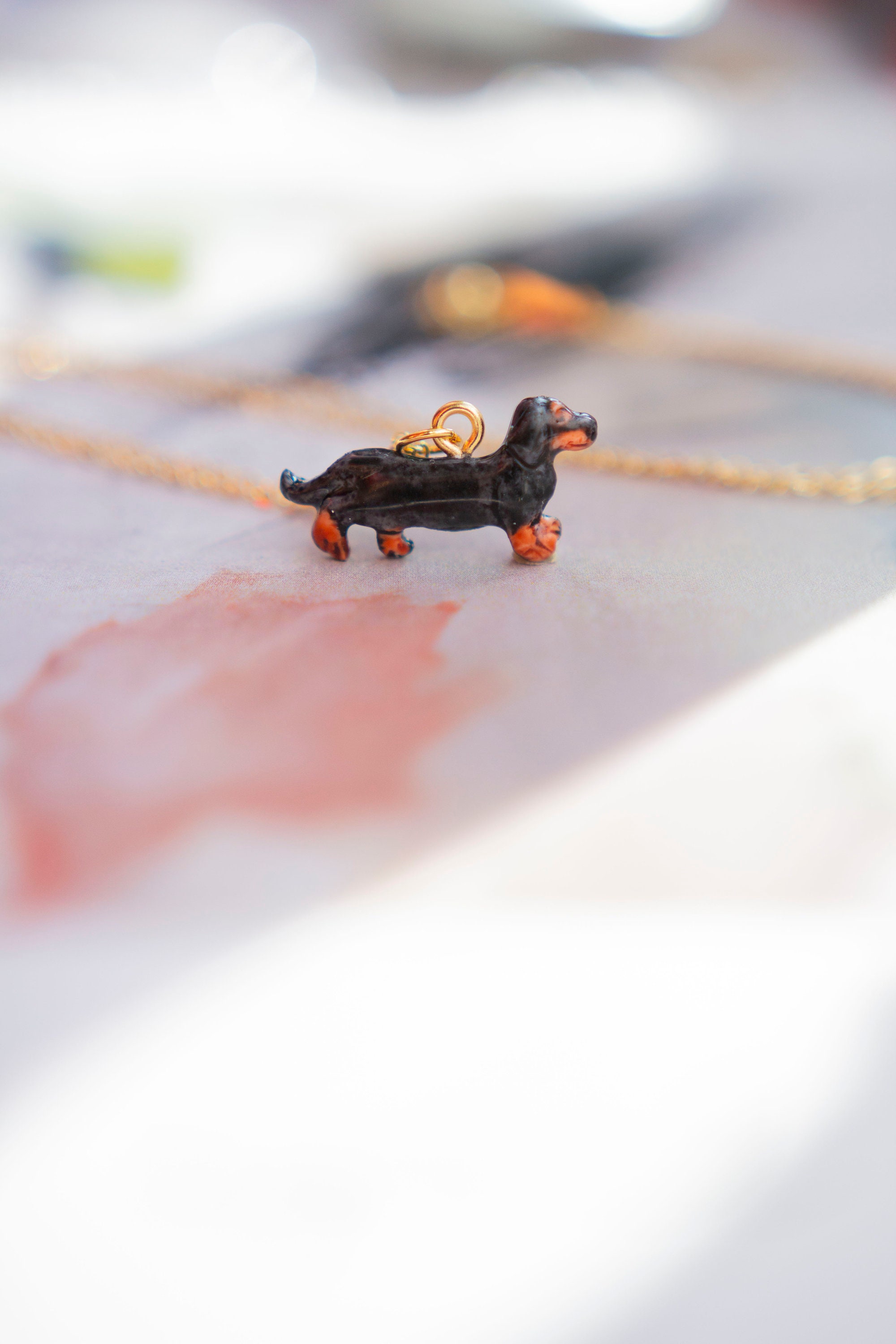 Jiingekk Cute Dachshund Necklace Fashionable And