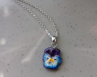 ★ PISCESS★ PP Flower Necklace Blue 5006699301 il_340x270.6590788526_bz37.jpg