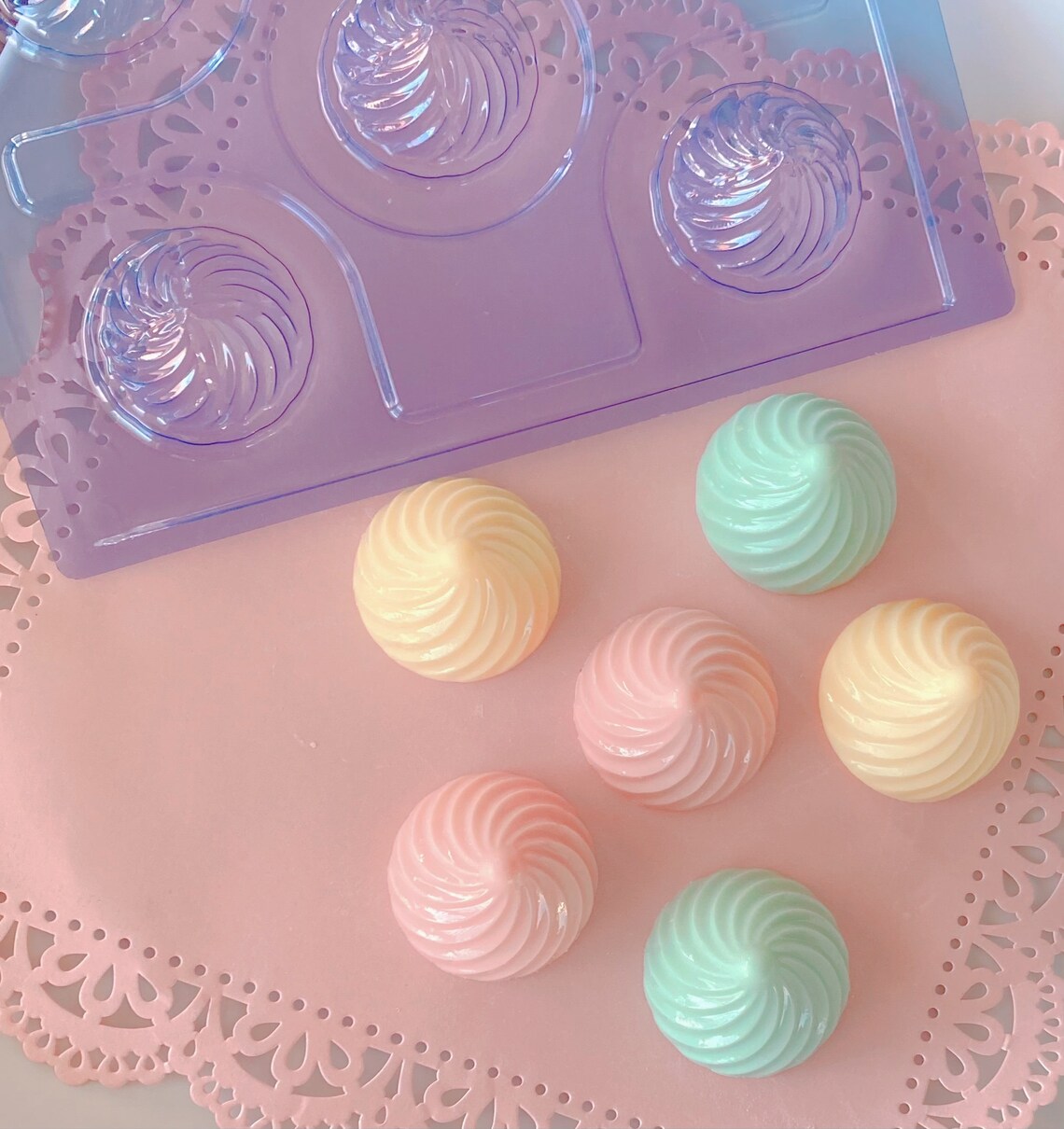 Truffles 3Part Chocolate Mold Etsy