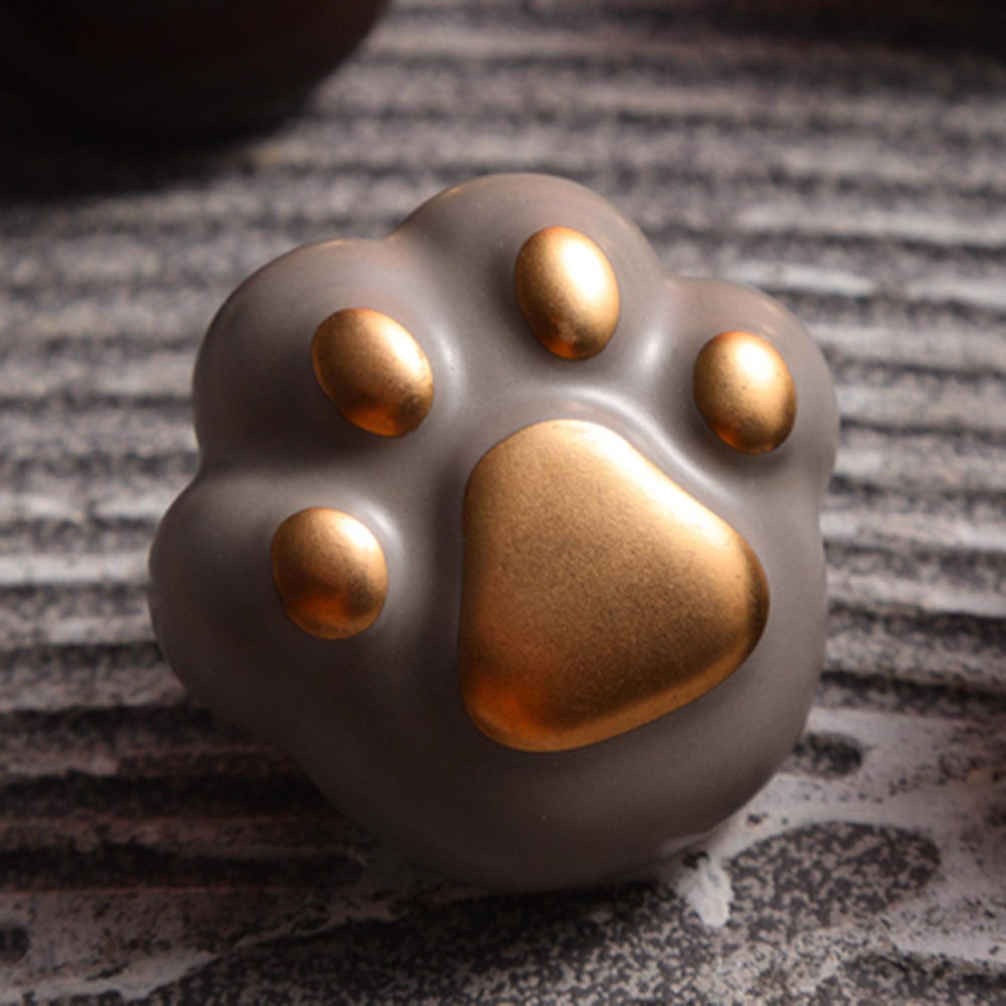 Craft Supplies & Tools Home & Hobby Knobs Cat Paw Ceramic Knobs