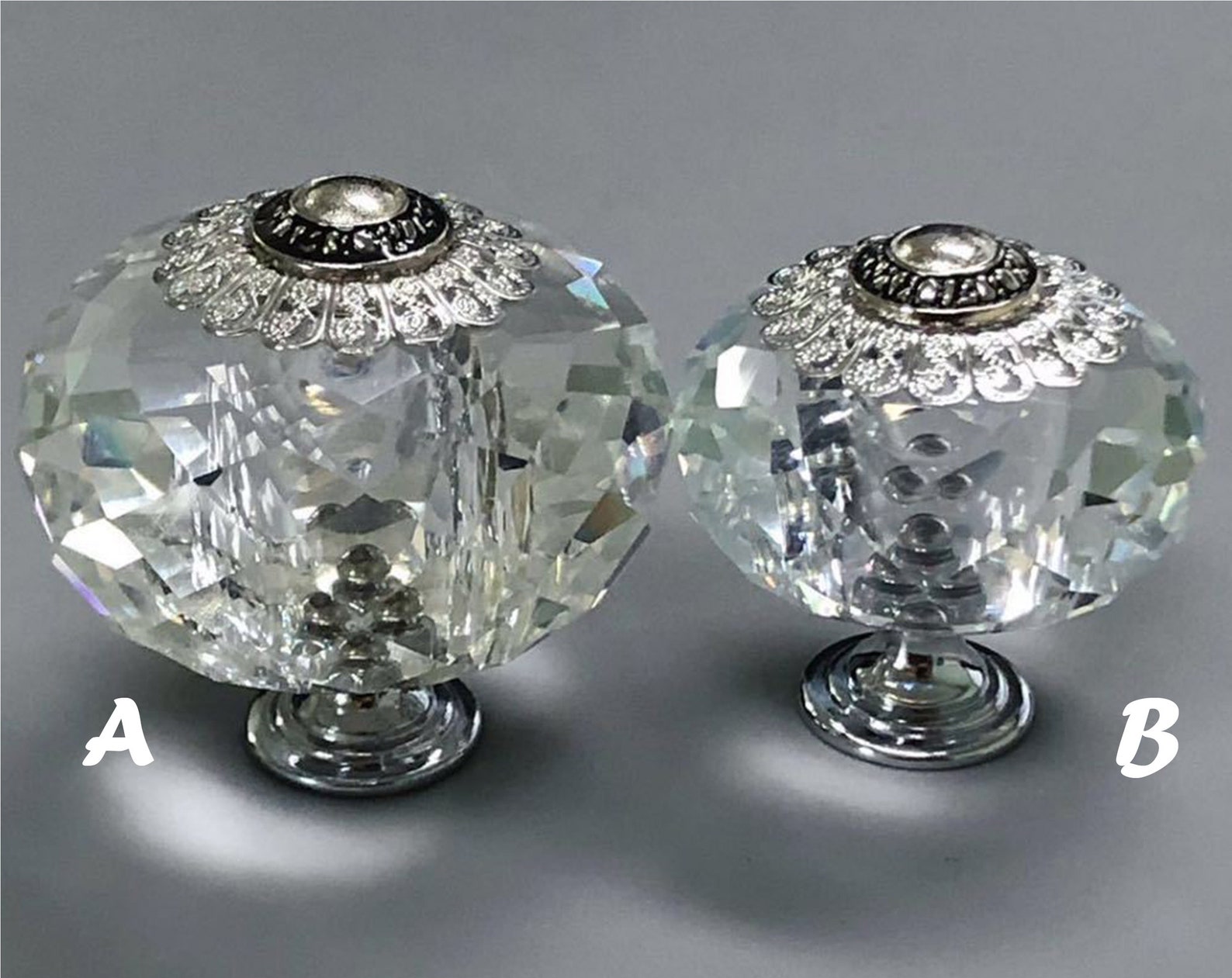 Drawer Knobs Wardrobe Knobs Crystal Knobs Chest of Etsy
