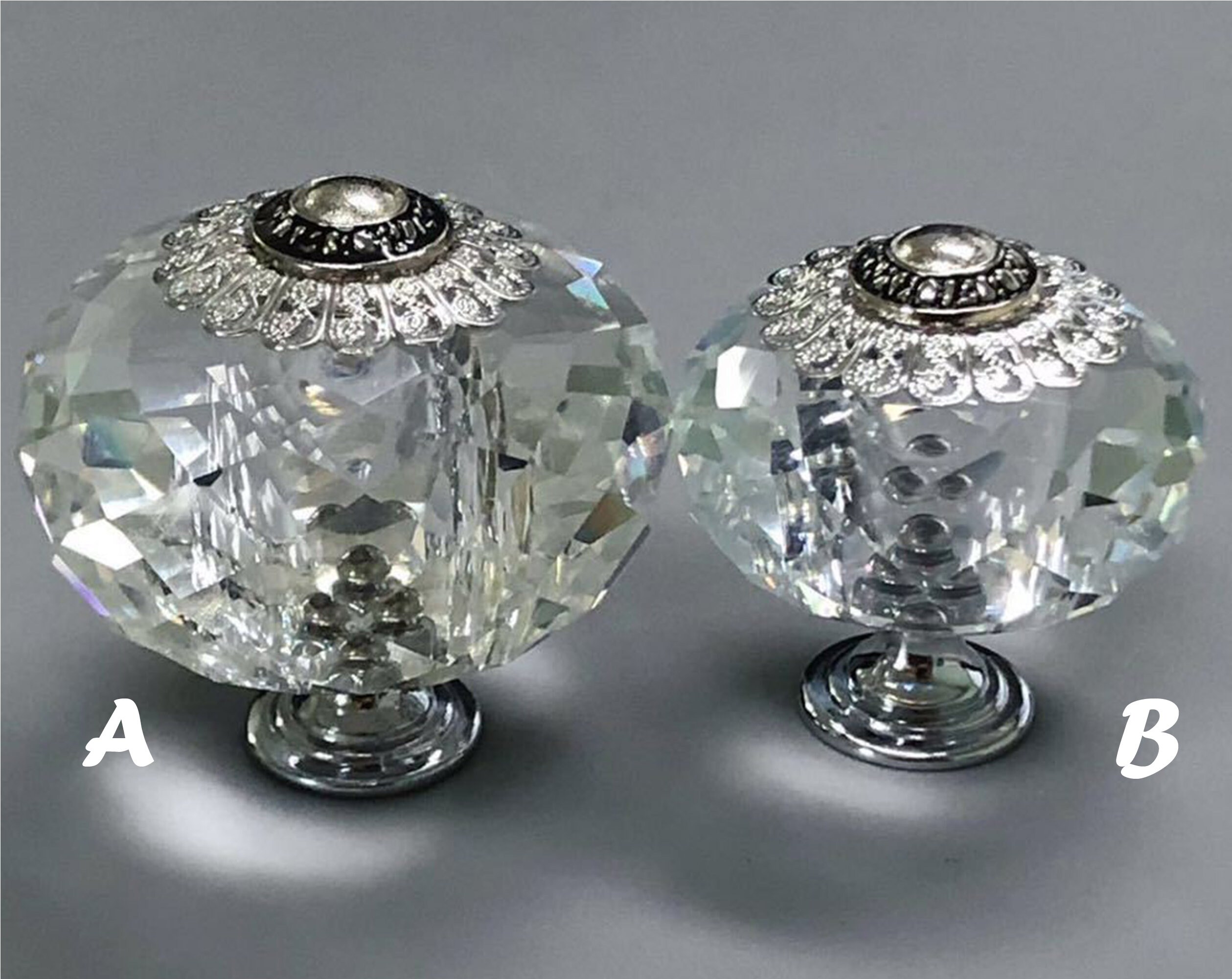 Drawer Knobs Wardrobe Knobs Crystal Knobs Chest of Etsy