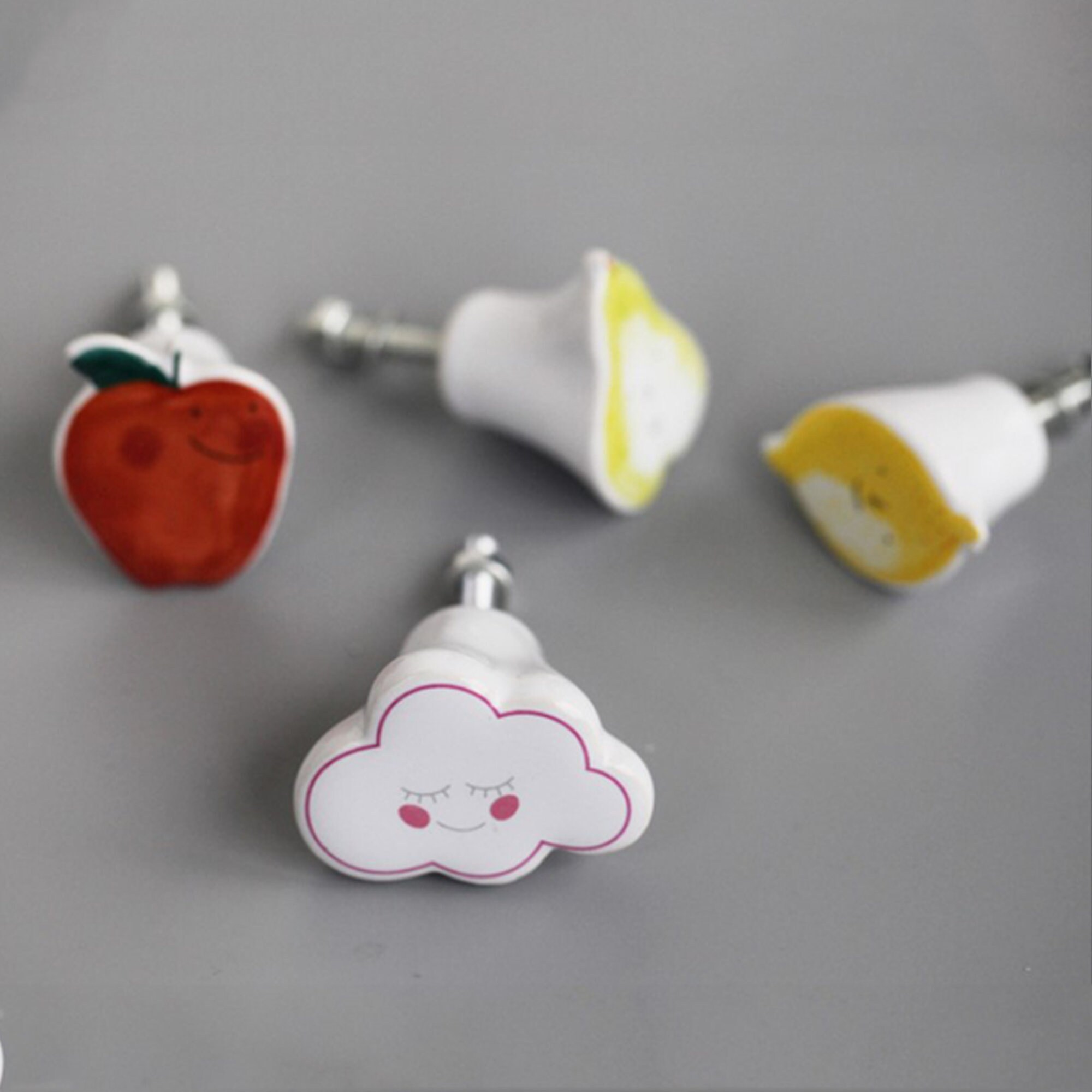 Child's Room Knobs Door Knobs Ceramic Knobs Etsy