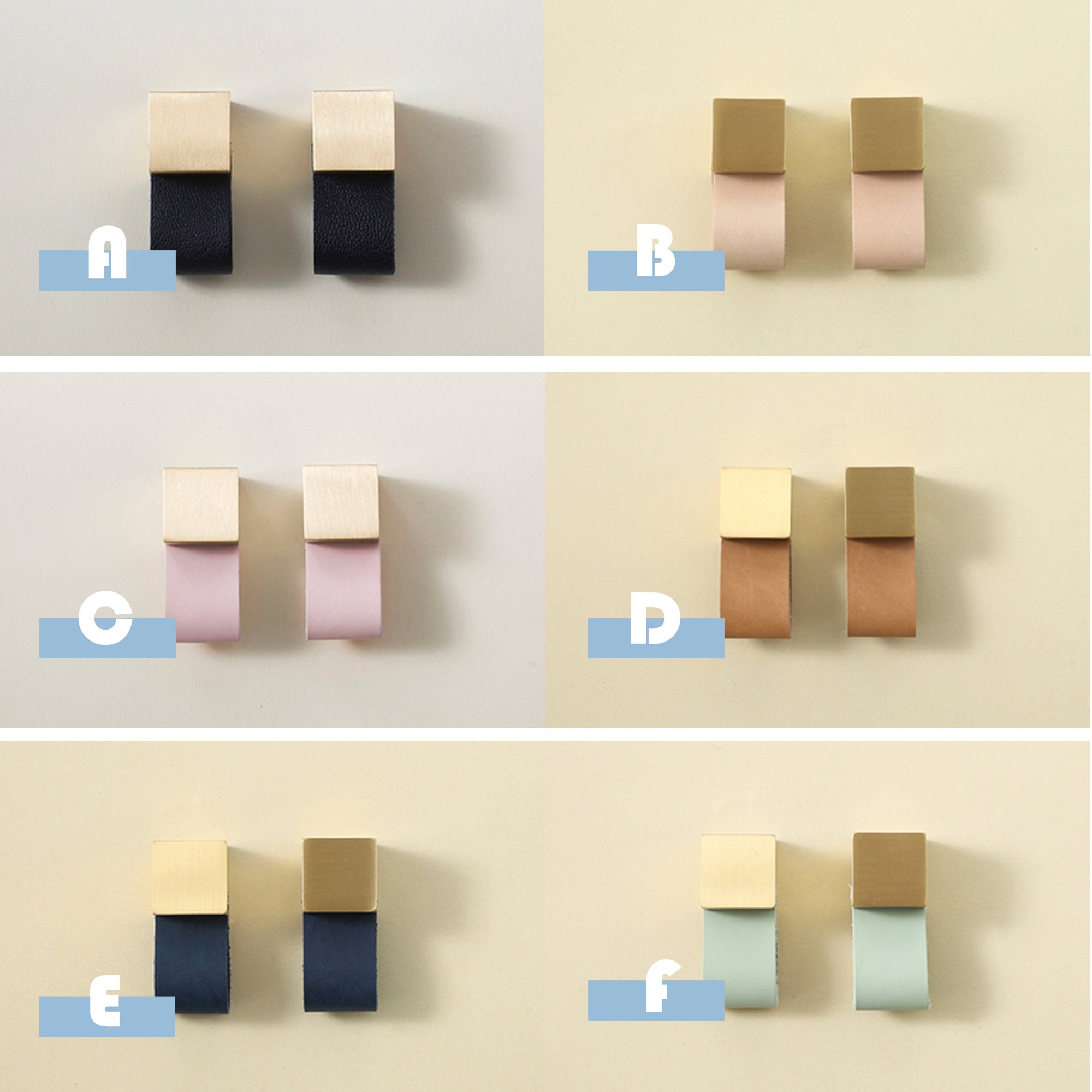 Perillas del cajón 6 estilos disponibles Perillas del | Etsy