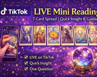 TikTok LIVE Mini Reading | 7-Card Spread | Quick Insight & Guidance