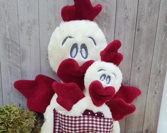 ITH | ITH Chickens | Embroidery File | Easter | Gift | Bag Charm | Decoration | Chicken Keychain | Farm | Set