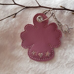 Embroidery file ITH, key chain, gift, embroidery file 10 x 10 cm, guardian angel, gift, angel, Easter,