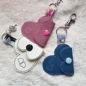 Embroidery file ITH | Wallet | Mini wallet | Keychain | Gift | Embroidery file 10 x 10 cm | Easter | Taschenbaumler | Heart