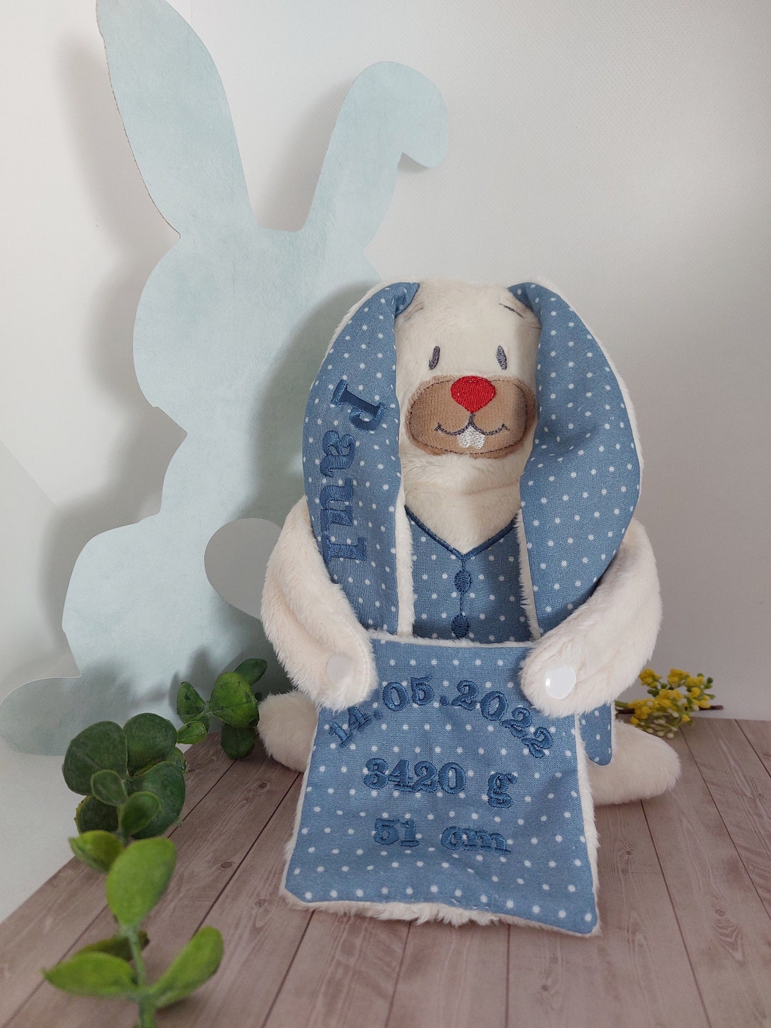 ITH Rabbit Rabbit Stuffed Animal Embroidery File in the Hoop - Etsy