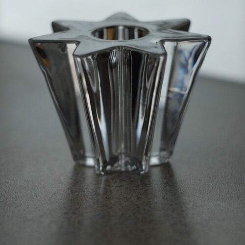 Vintage Waterford Crystal Glass Candle Holder Etsy