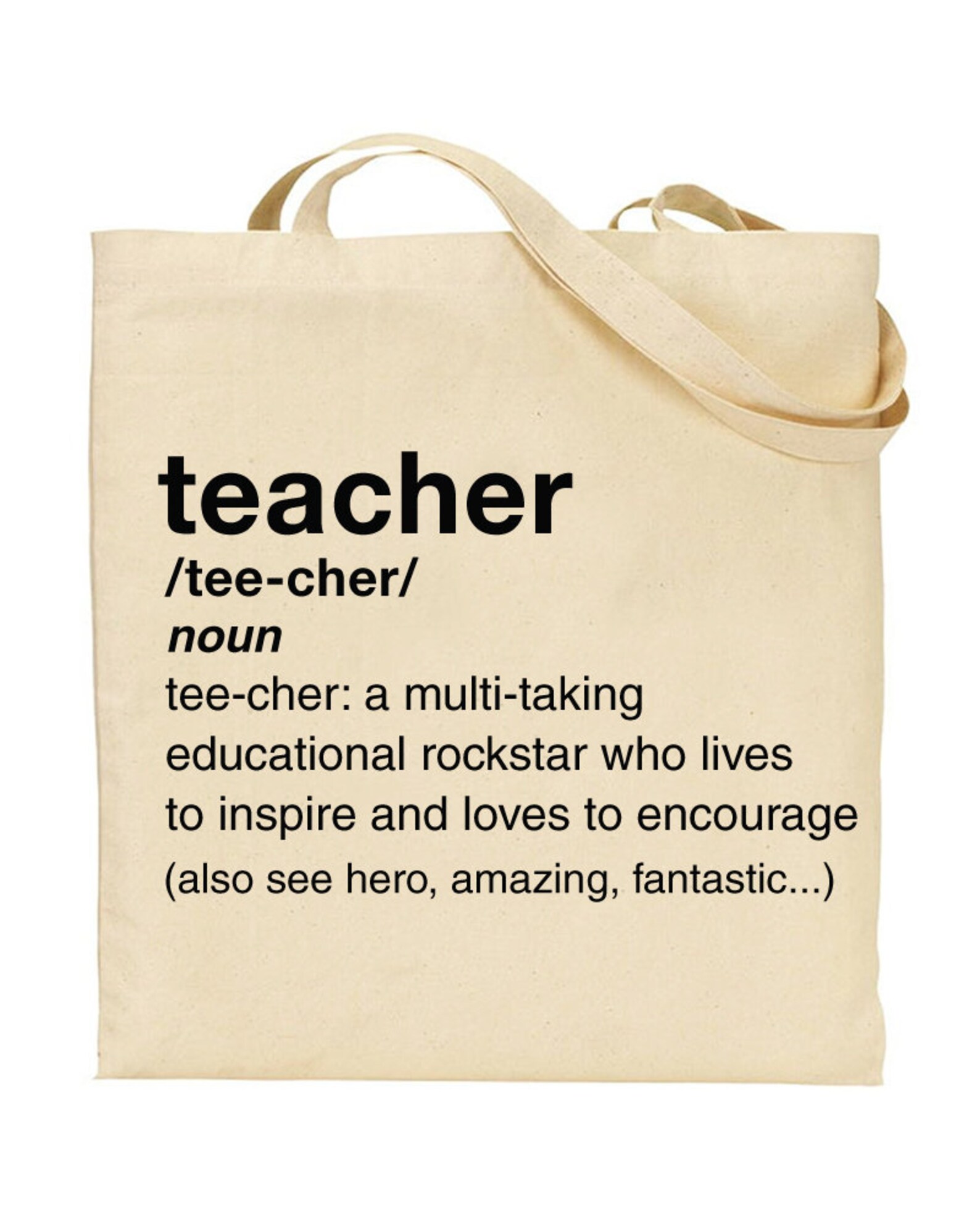 Teacher Definition Tote Bag School Leaving Gift Gift For Etsy
