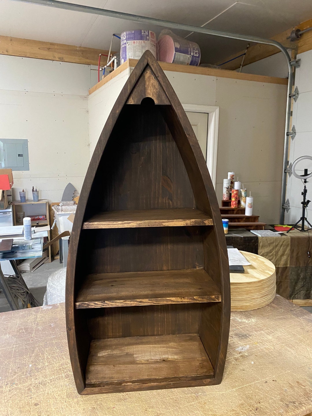 Corner cheap boat bookshelf