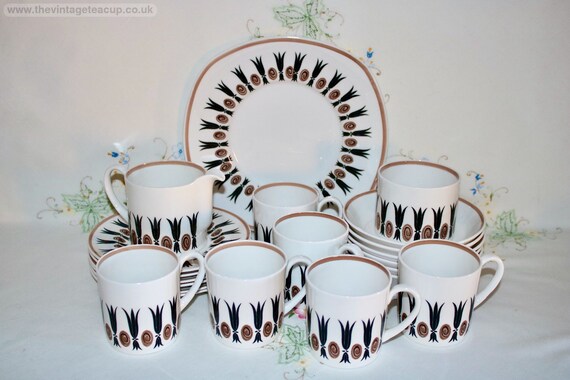 Original 1950s Susie Cooper Corinthian Tea Set - Etsy Australia