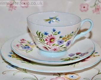 Shelley China Large Breakfast set Wild Flowers