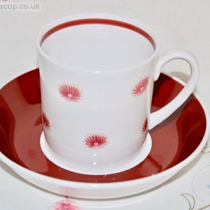 RARE SIZE MUG Susie Cooper Red One O'Clock