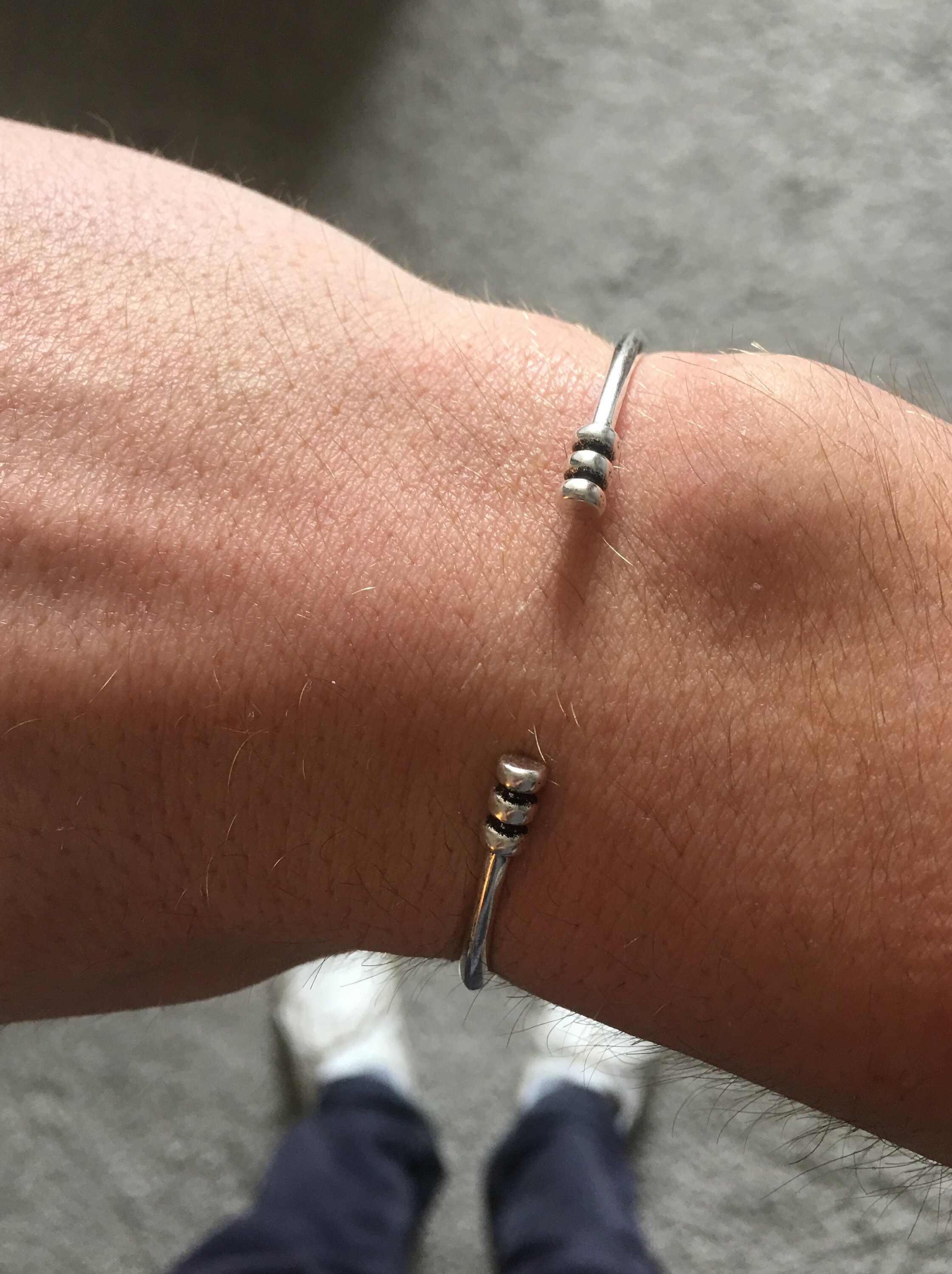 Mens Bracelet Aztec Bangle 925 Silver Silver Sterling Boho Etsy UK