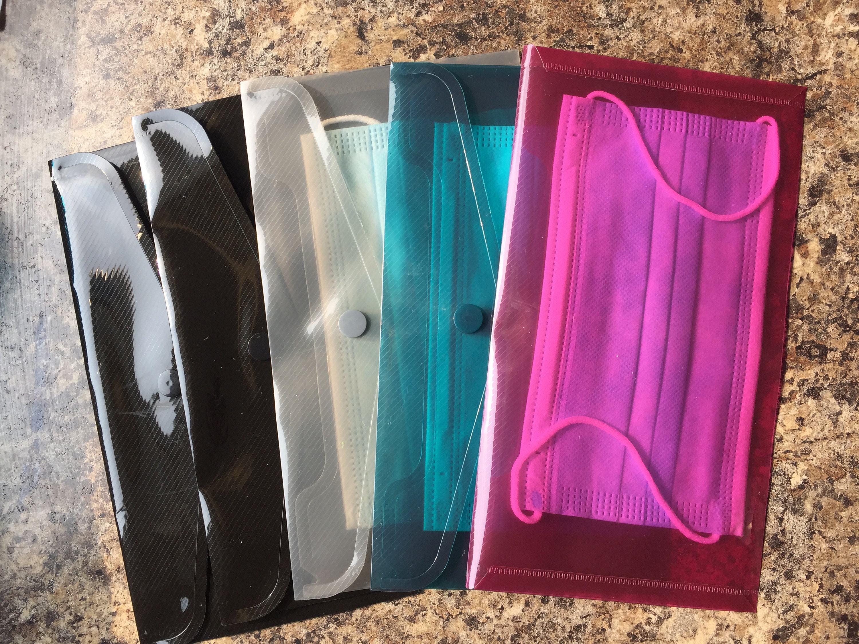 New Face Mask Pouch or Holders . Two Face mask Pouch's Etsy