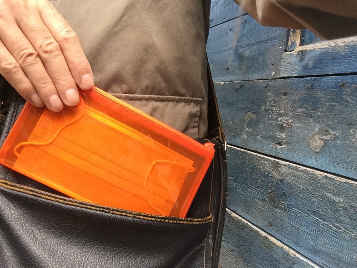 New Face Mask Pouch or Holders . Two Face Mask Pouch's Etsy UK