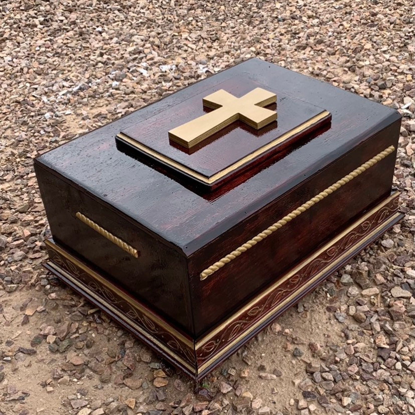 Religious Pet Casket Etsy