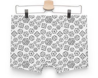 Dice Holster | Tabletop RPG Dice Print | Boxer Briefs | FUnny Gifts for Nerds