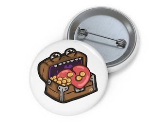 Niedliche Mimik Emaille Pin | Dungeons and Dragons Monsters | Lustige Kreatur Kunst | DM Humor | Geschenke für RPG Spieler