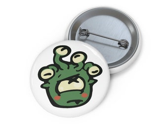 Shy Gazer Enamel Pin | Dnd Monster Accessory | Dungeons and Dragons Familiar Enamel Pin