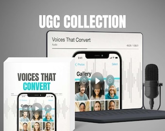 UGC Marketing Bundle, UGC toolkit, UGC Course, ugc guide, ugc ebook, ugc podcast