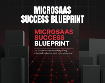 MicroSaaS Success Blueprint Bundle, digital product, ebook, guide