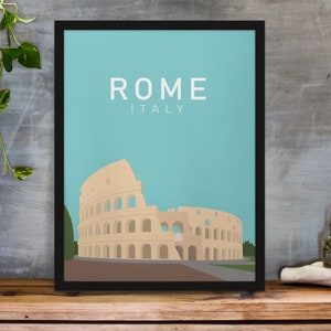 Rome Digital Travel Print Wall Art Rome Italy Instant Download Home Decoration Rome Gift Art Lovers Wall Art Print Colosseum Rome Italy