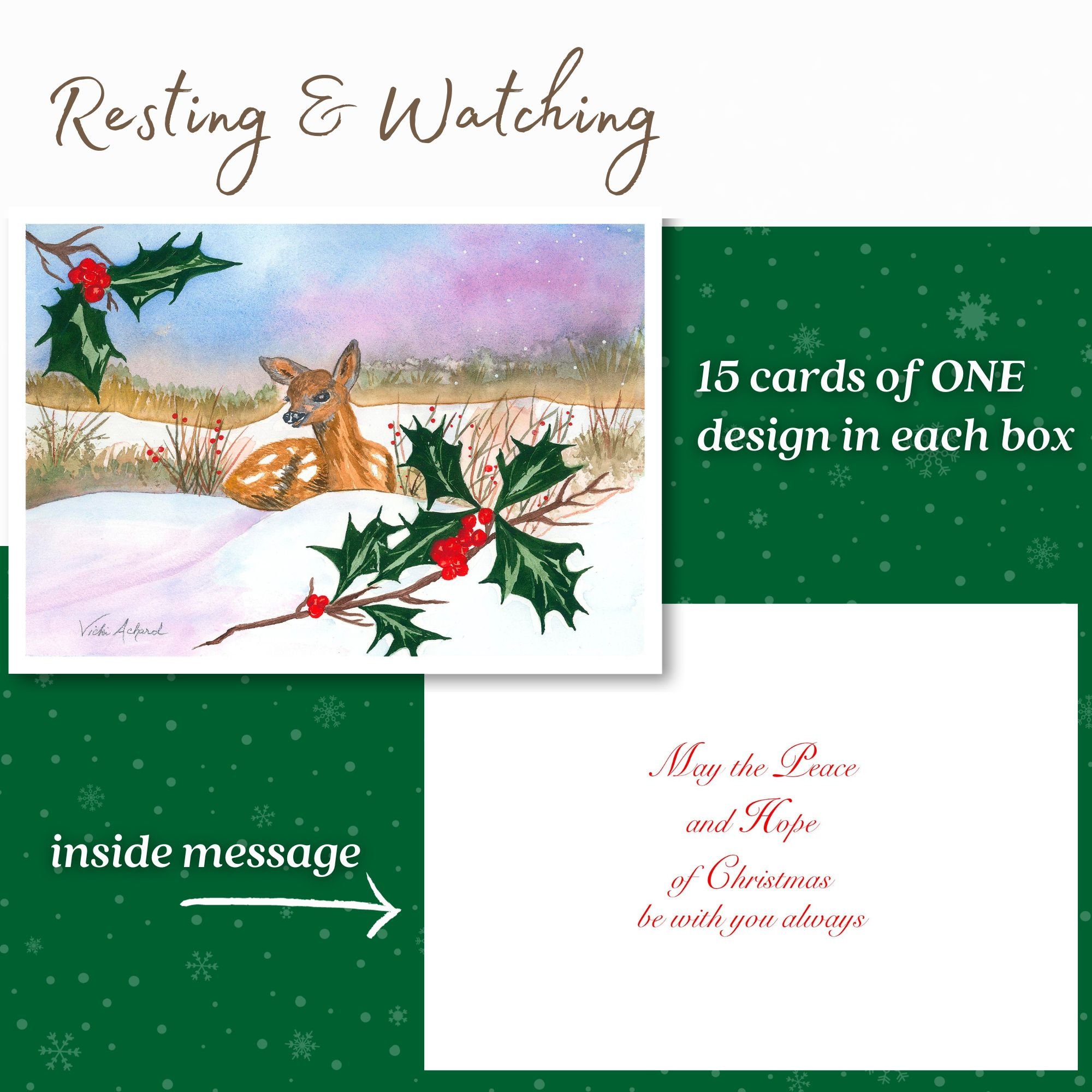 Dove Peace On Earth Boxed Holiday Cards | Holiday | Una Biologicals – Una Biologicals