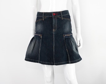 Marithé François Girbaud Structured Denim Skirt