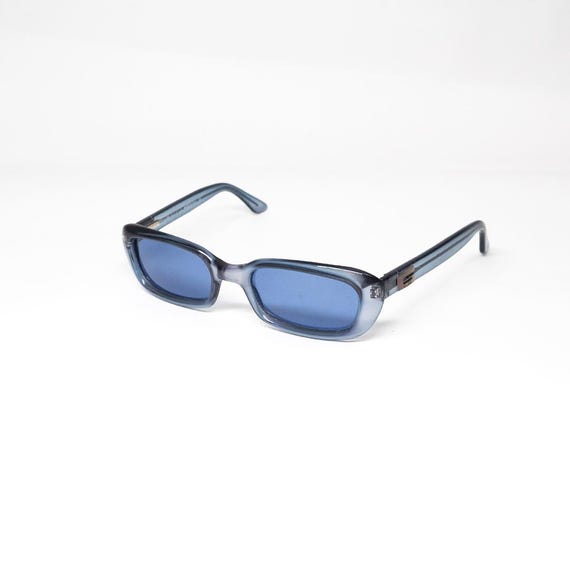 Gucci 90's Tom Ford Rectangular Blue Sunglasses 2… - image 1