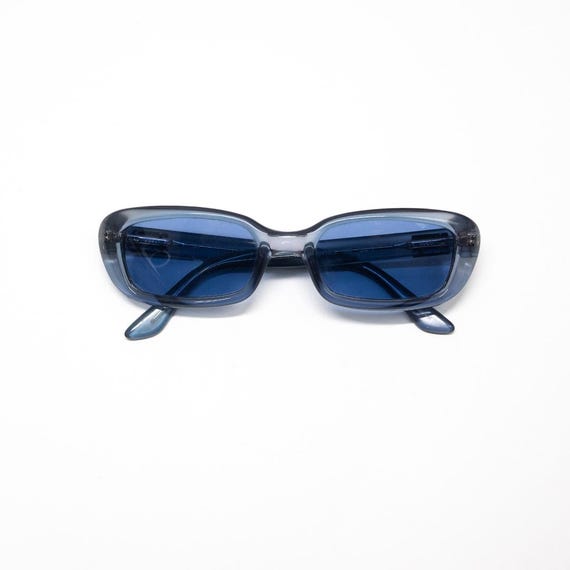 Gucci 90's Tom Ford Rectangular Blue Sunglasses 2… - image 5