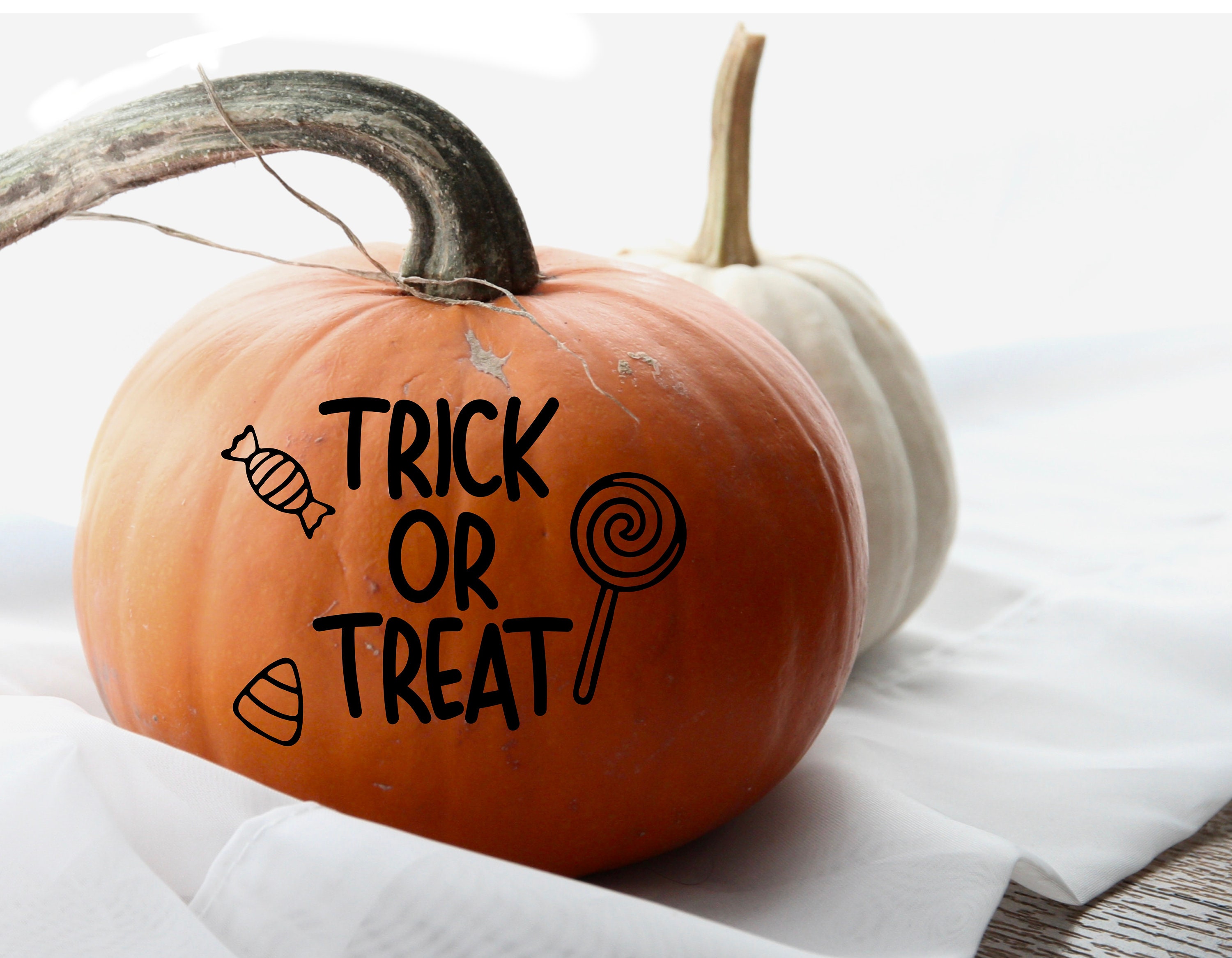 Plotter File Trick or Treat SVG DXF PNG Eps - Etsy