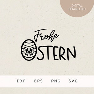 Plotterdatei | Frohe Ostern | Osterei | SVG | DXF | PNG | Eps | Hallo Frühling | Frühlingserwachen Osterzeit | Osterhase Ostersuche Geschenk