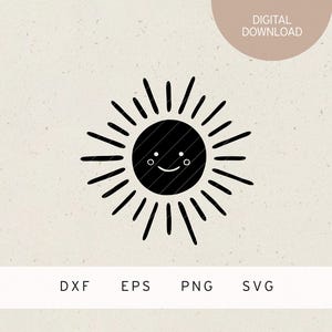 Archivo de trazador | Sol | SVG | DXF | PNG | Eps | Amistad | Familia | Cumpleaños | Nacimiento | Guardería | Inscripción escolar | Niño