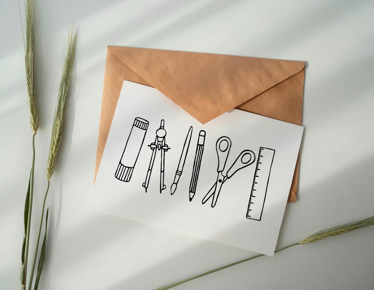 Plotter File | School Utensils | SVG | DXF | PNG | Eps | Abc | First ...