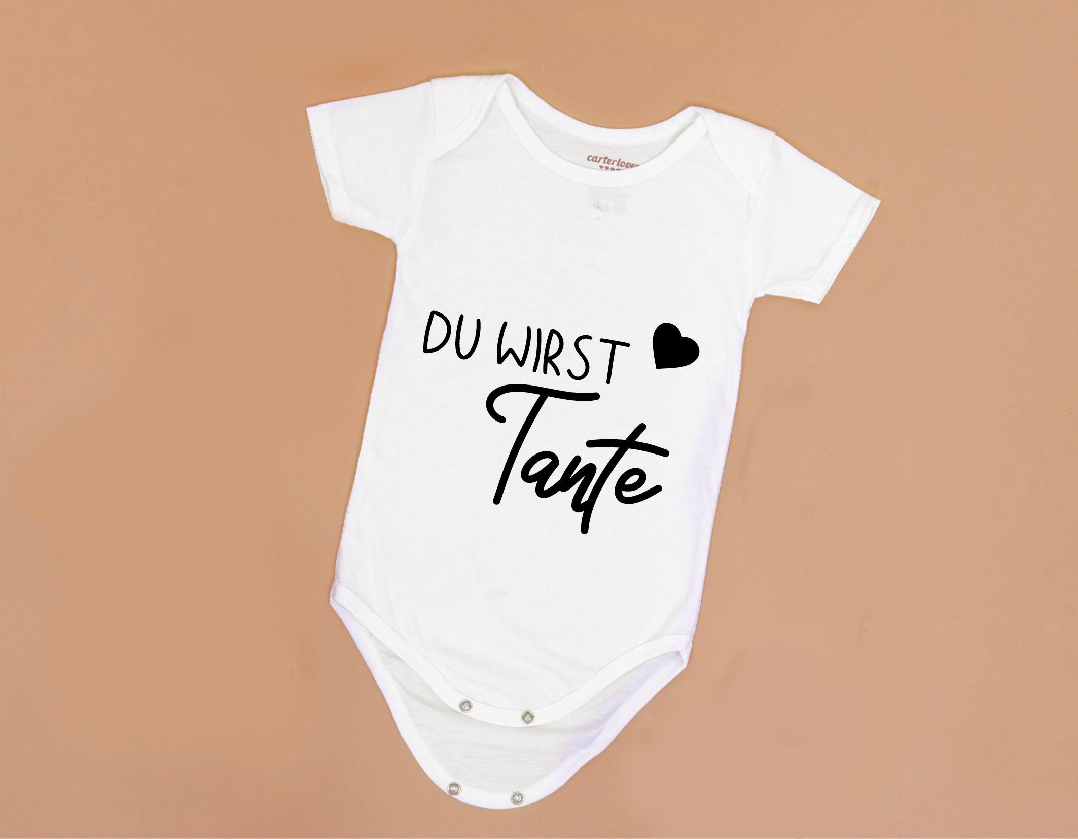 Rubbellos 'Du Wirst Tante' – Mit Babysocken, Personalisierbar, Als Geschenkidee