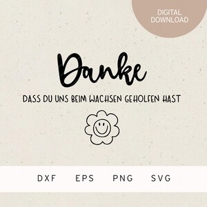 Plotter file | Danke | SVG | DXF | PNG | Eps | Educator | kindergarten | school child | school enrollment | start of 1st grade