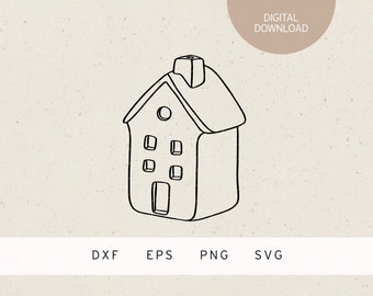 fichier traceur | maison de bougie | SVG | Format DXF | PNG | EPS | Hiver | Noël | Avent | Maison | bougie | Noël | Bougie de l'Avent | Maison d'hiver | décoration