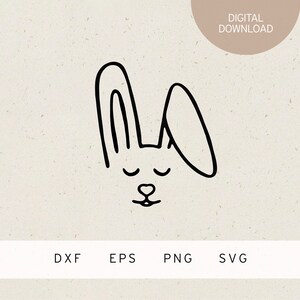 Plotterdatei | Hasengesicht | SVG | DXF | PNG | Eps | Frühling | Osterhase | Frühlingserwachen | Ostern | Hase | Frühlingszeit | Osterzeit