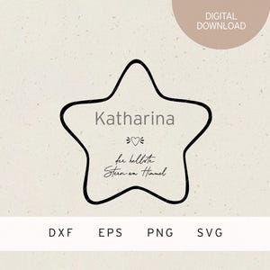 Plotterdatei | Name | der hellste Stern am Himmel | SVG | DXF | PNG | Eps | Trauer | Tod | Beerdigung | Trauerkerze | Gedenken | Abschied