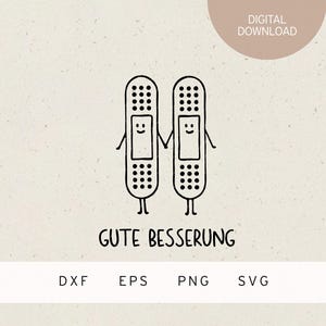 Archivo de trazador | 2 tiritas | que te mejores pronto | SVG | DXF | PNG | Eps | Familia | Amigos | Amor | recuperación | refranes | Salud | deseos